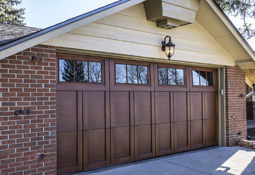 wood garage door boise