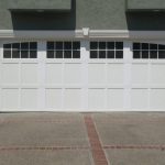 White Garage Door with Windows