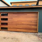 Wooden Modern Garage Door